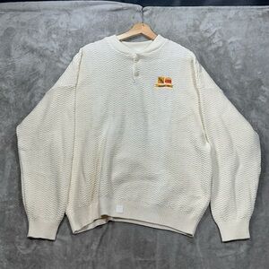 NFA Reno 99 York made in Canada Textured Crewneck Sweater Burger King Men’s XL